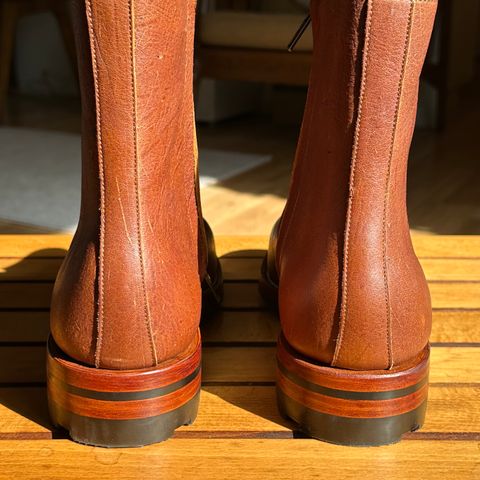 Briselblack The Stride Side Zip Boots in C.F. Stead Dragon's Blood Kudu