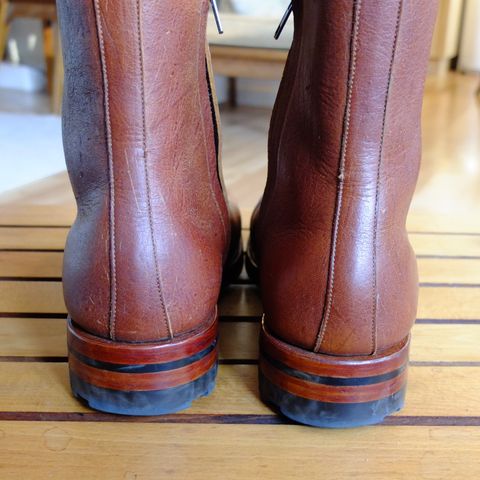 Briselblack The Stride Side Zip Boots in C.F. Stead Dragon's Blood Kudu