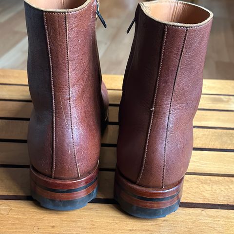 Briselblack The Stride Side Zip Boots in C.F. Stead Dragon's Blood Kudu