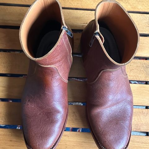 Briselblack The Stride Side Zip Boots in C.F. Stead Dragon's Blood Kudu