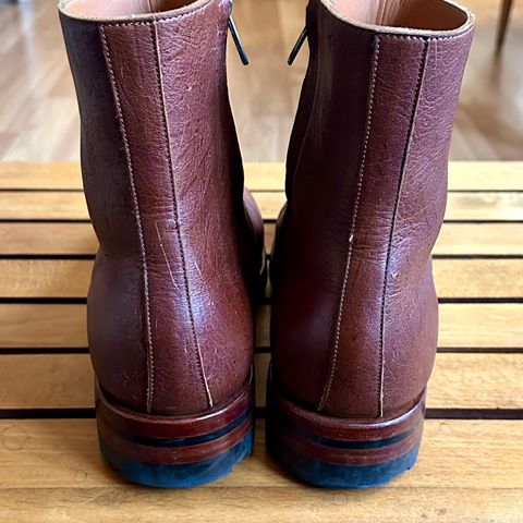 Briselblack The Stride Side Zip Boots in C.F. Stead Dragon's Blood Kudu