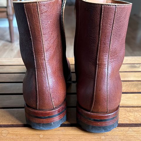 Briselblack The Stride Side Zip Boots in C.F. Stead Dragon's Blood Kudu