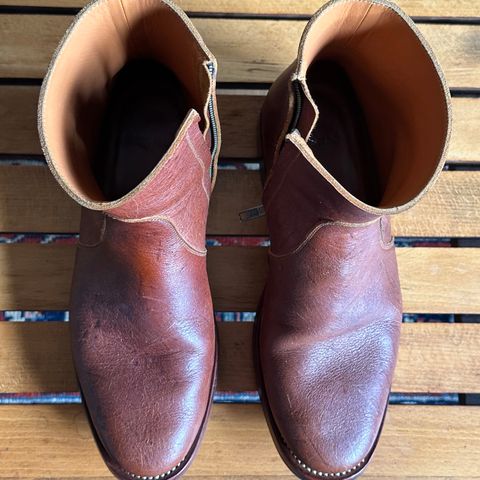 Briselblack The Stride Side Zip Boots in C.F. Stead Dragon's Blood Kudu