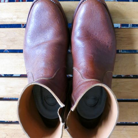 Briselblack The Stride Side Zip Boots in C.F. Stead Dragon's Blood Kudu