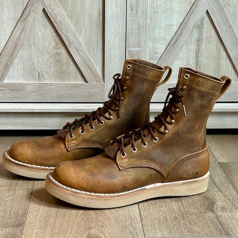 Nicks Traveler in Horween Orange Predator