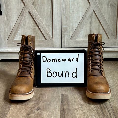 Nicks Traveler in Horween Orange Predator