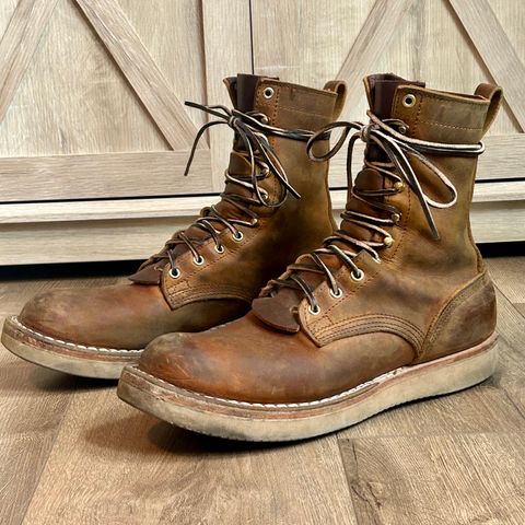 Nicks Traveler in Horween Orange Predator