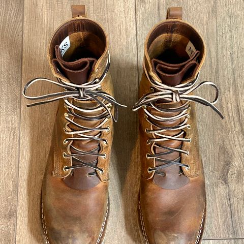 Nicks Traveler in Horween Orange Predator
