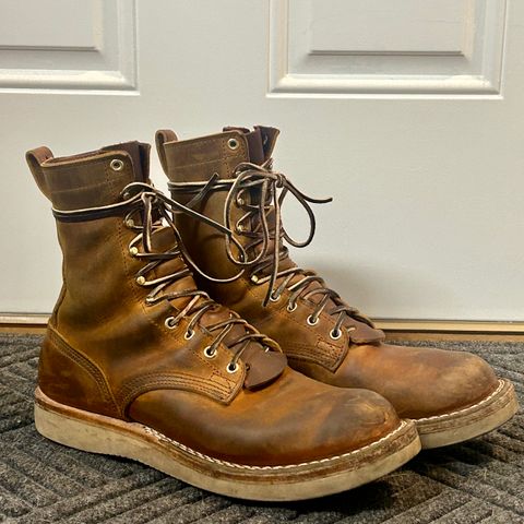 Nicks Traveler in Horween Orange Predator