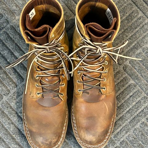 Nicks Traveler in Horween Orange Predator