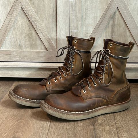 Nicks Traveler in Horween Orange Predator