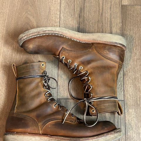 Nicks Traveler in Horween Orange Predator