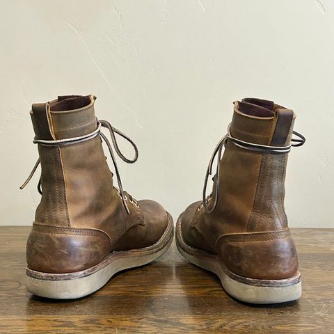 Nicks Traveler in Horween Orange Predator