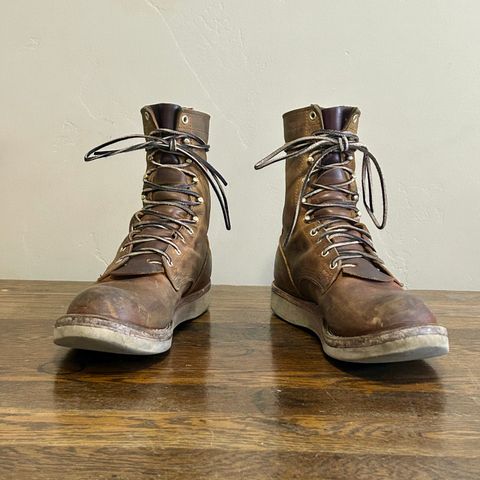 Nicks Traveler in Horween Orange Predator