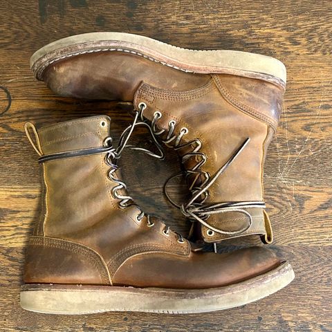 Nicks Traveler in Horween Orange Predator