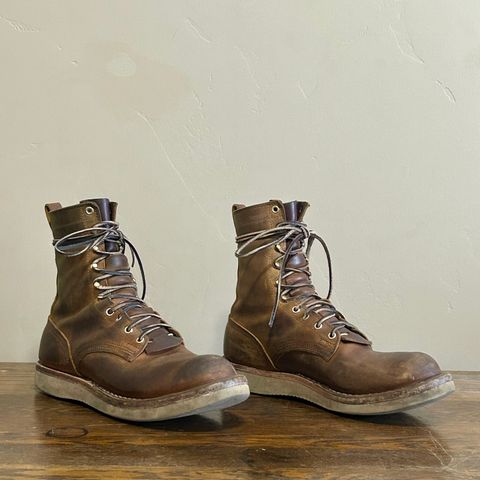 Nicks Traveler in Horween Orange Predator