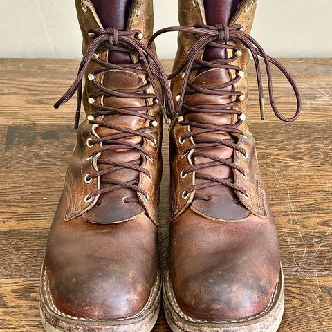 Nicks Traveler in Horween Orange Predator