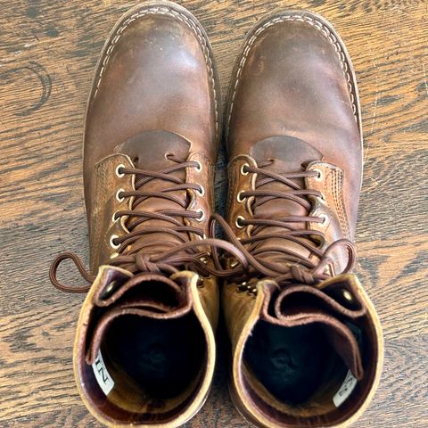 Nicks Traveler in Horween Orange Predator