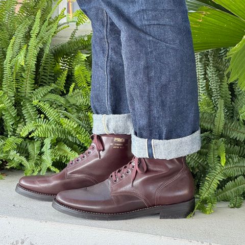 Addict Boots AB-06 Service Boots in Brown Horsehide