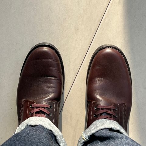 Addict Boots AB-06 Service Boots in Brown Horsehide