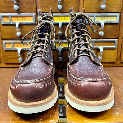 Grant Stone Field Boot in Seidel Walnut Bison