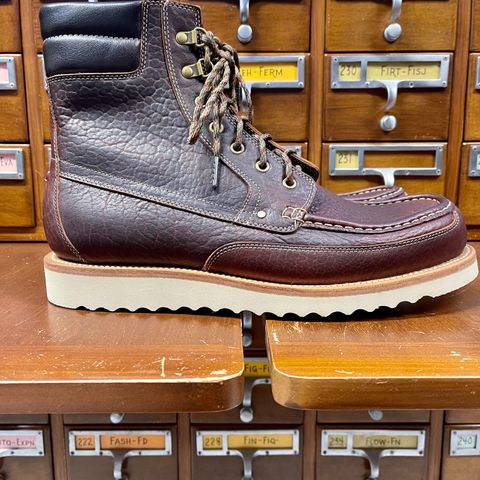 Grant Stone Field Boot in Seidel Walnut Bison
