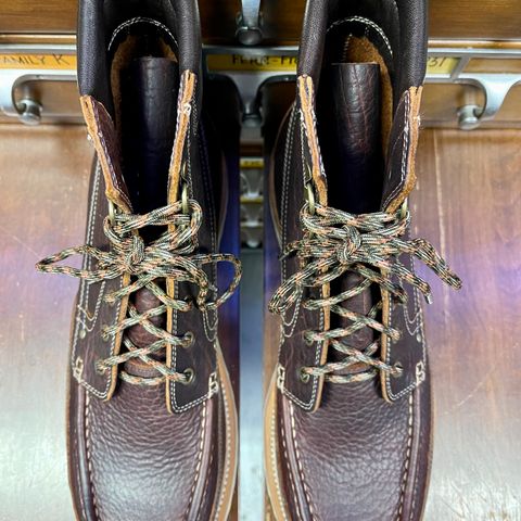 Grant Stone Field Boot in Seidel Walnut Bison