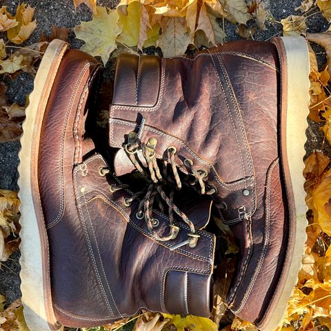 Grant Stone Field Boot in Seidel Walnut Bison