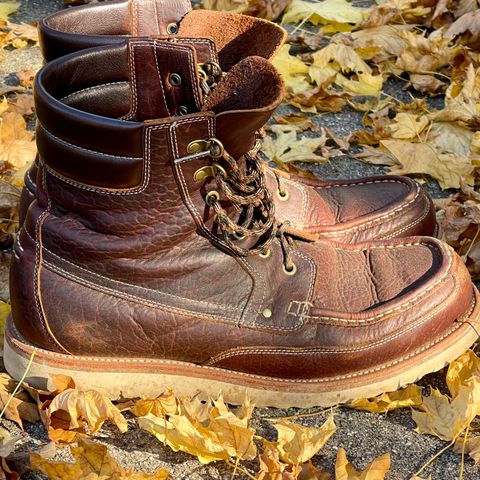 Grant Stone Field Boot in Seidel Walnut Bison
