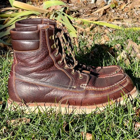 Grant Stone Field Boot in Seidel Walnut Bison