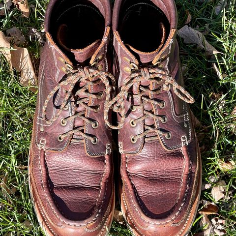 Grant Stone Field Boot in Seidel Walnut Bison