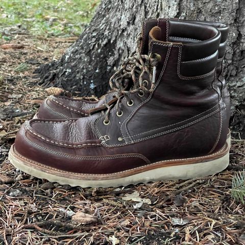 Grant Stone Field Boot in Seidel Walnut Bison