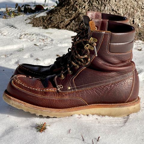 Grant Stone Field Boot in Seidel Walnut Bison