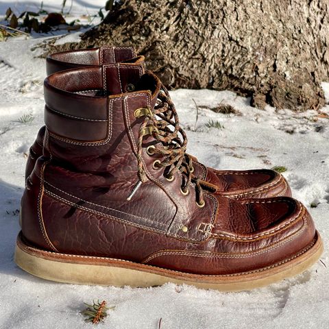 Grant Stone Field Boot in Seidel Walnut Bison