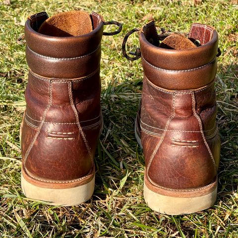 Grant Stone Field Boot in Seidel Walnut Bison
