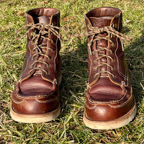 Grant Stone Field Boot in Seidel Walnut Bison