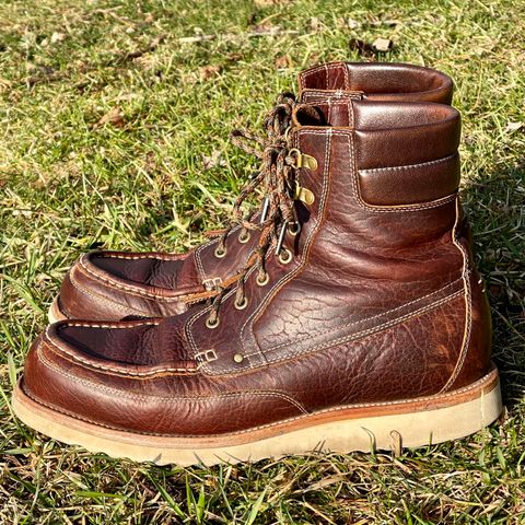Grant Stone Field Boot in Seidel Walnut Bison