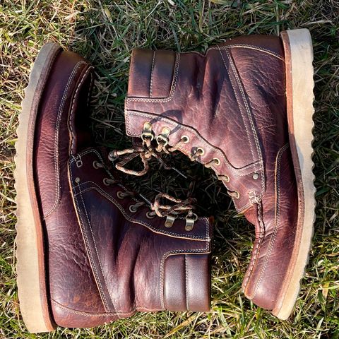 Grant Stone Field Boot in Seidel Walnut Bison