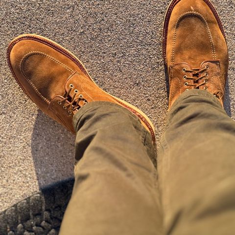 Alden Indy Boot in Snuff Suede