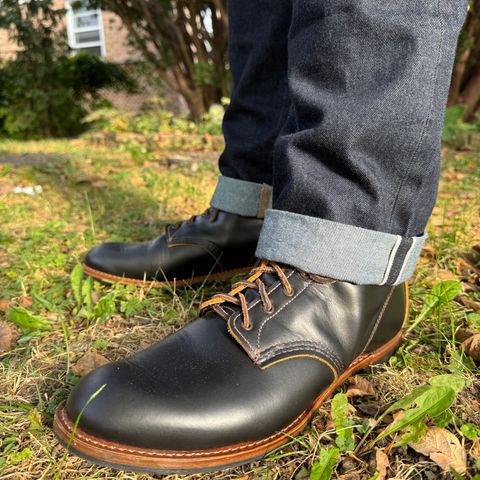 Red Wing Beckman Flatbox in S.B. Foot Black Klondike