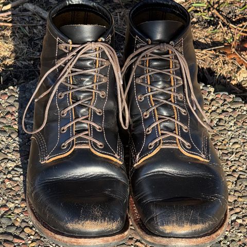Red Wing Beckman Flatbox in S.B. Foot Black Klondike
