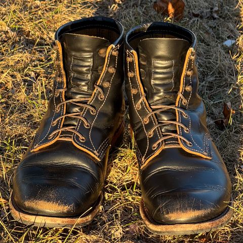 Red Wing Beckman Flatbox in S.B. Foot Black Klondike