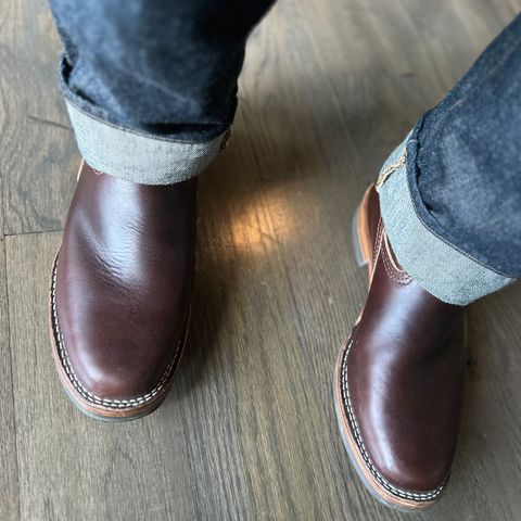 View photo of Wesco Mister Lou in Horween Brown Chromexcel