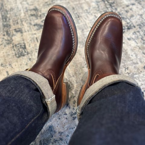 View photo of Wesco Mister Lou in Horween Brown Chromexcel