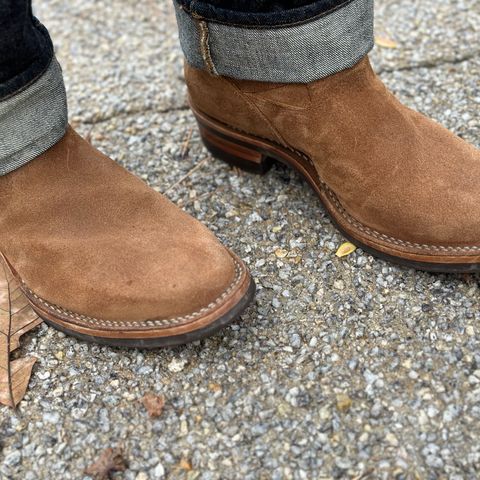 Wesco x Ship John Derroll Boot in Seidel British Tan Domain Roughout