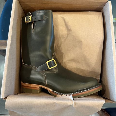 Wesco X The Shop Vancouver Mister Lou in Horween Olive Chromexcel