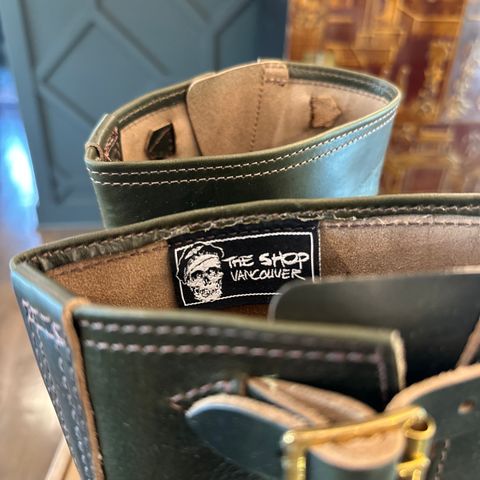 Wesco X The Shop Vancouver Mister Lou in Horween Olive Chromexcel