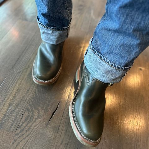 Wesco X The Shop Vancouver Mister Lou in Horween Olive Chromexcel