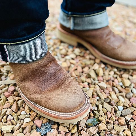 Rios of Mercedes x The Black Bear Brand The Wild West Roughrider in Horween Marine Field Roughout