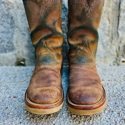 Rios of Mercedes x The Black Bear Brand The Wild West Roughrider in Horween Marine Field Roughout